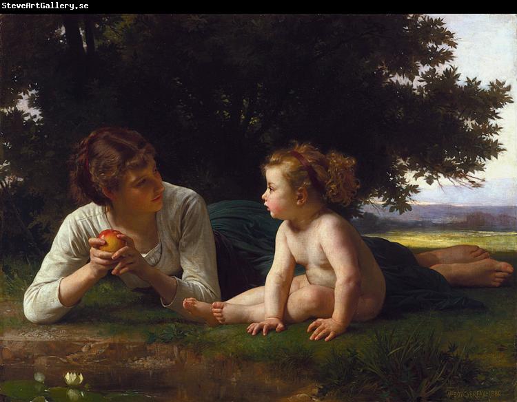 Adolphe William Bouguereau Temptation (mk26)